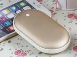 Грелка-повербанк для рук на 4800 mAh Pebble Hand Warmer PowerBank - фото 1