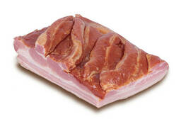 Грудинка свинна Ferax сирокопчена вищого сорту порційна 1 кг