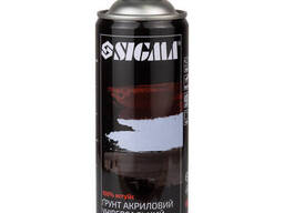 Грунт аэрозольный акриловый 400мл RAL 9010 белый Sigma (2737511)