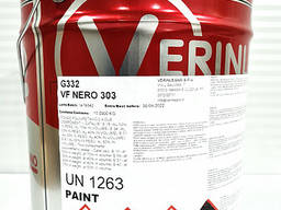 Грунт чёрный полиуретановый Verinlegno VF Nero 303, тара: 25л (Италия)