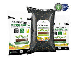 Грунт для рассады органический субстрат торф с биогумусом 6л - 1000л