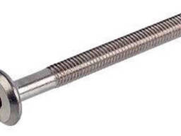 Гвинт меблевий з плоскою головкою (DIN 7420) під шестигранний конфірматний ключ із. ..