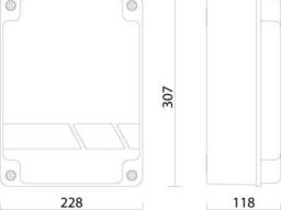 H70/200AC/BOX - Блок управления распашными двигателями Roger Technology 230 В