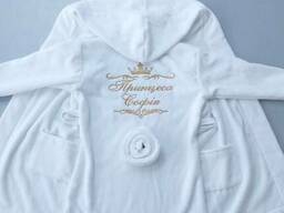 Халат детский, именной (отшив под размеры)