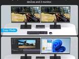 HDMI Dual Monitor KVM Switch для 2 компьютеров и 2 мониторов - фото 7