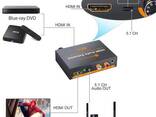HDMI совместимый аудиоэкстрактор с 3,5-мм HDMI, HDMI, Spdif, RCA, 3,5 мм аудио Neoteck. .. - фото 1