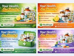Healthapo operates as an online store .