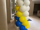 Гелієві кульки, кульки з надписами, композиції з кульок, аеродизайн - фото 7