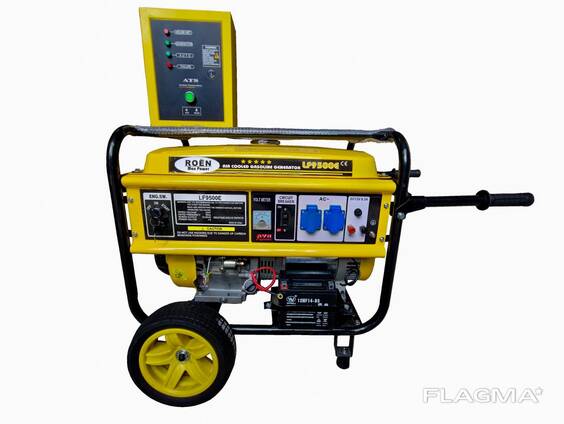 Генератор однофазний, бензин LF9500E, 9,5 kVa