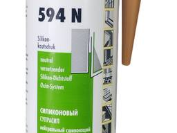 Герметик силіконовий Kleiberit Silikon Suprasil 594N, коричневий