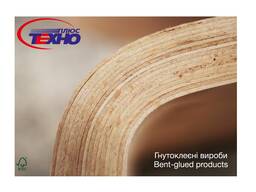 Гнутоклеєні деталі та вироби для виробників стільців та крісел.