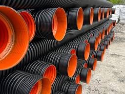 Гофротруба каналізаційна 110 мм SN8 6 метрів