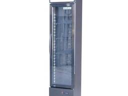 Холодильный шкаф узкий BC160BB2LED GoodFood, черный
