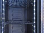 Холодильный шкаф узкий BC160BB2LED GoodFood, черный - фото 2