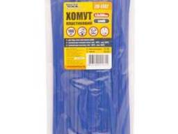 Хомут нейлоновий Mastertool 4.8х300 мм 100 шт синій 20-1742