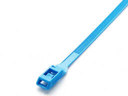 Хомут нейлоновый с низким профилем замка 8x400 голубой (100 шт. ), APRO CTLC-1640