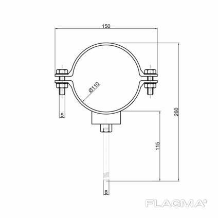 Хомут TA Sewage 110