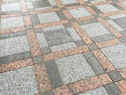 Гранітна тротуарна плитка, гранітна бруківка