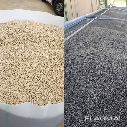 Гранули з дерева, пелети з лушпиння для підприємств