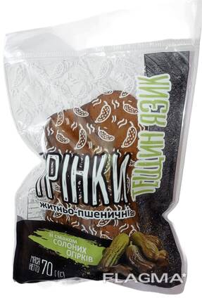 Грінки житньо-пшеничні "Тещин Язик" зі смаками 70г