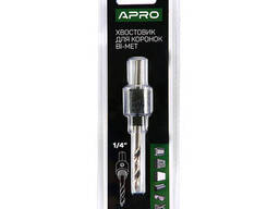 Хвостовик для коронок Bi-Met 1/4'' Ø14-30мм APRO