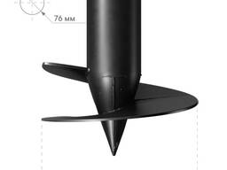 Гвинтова одновиткова 76х3х2000 паля для будівництва фундаментів будинків