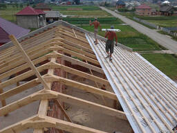 Иготовление деревянніх конструкций под металлочерепицу