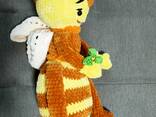 Іграшка м'яка дитяча в'язана Бджілка ручна робота подарунок - фото 1
