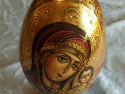 Икона Божьей Матери Казанская пасхальное яйцо
