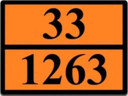 Інформаційна табличка ADR "Фарба 33-1263" Bicma Bicma Цинк Італія (2602991750)