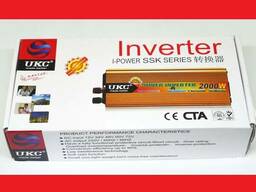 Инвертор UKC 1500W 24V Преобразователь тока AC/DC Gold