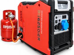 Инверторный генератор газ/бензин PowerOn BS6250iER