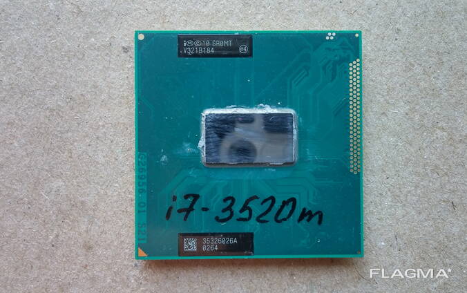 Ivy Bridge Intel Core i7-3520m 2C/4HT 2.90-3.60GHz/4Mb/5GT/s мобільний процесор Socket G2