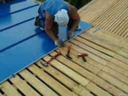 Изготовление и монтаж фальцевой кровли .