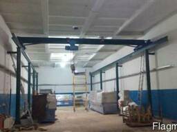 Изготовление и монтаж кран-балок в существующих помещениях.