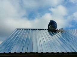 Изготовление и монтаж профлиста на крышу