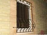 Изготовление кованых решёток на окна под ключ - фото 3