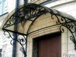 Изготовление козырьков из поликарбаната