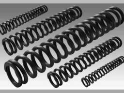 Изготовление пружин сжатия из жаропрочной проволоки.
