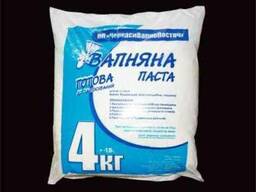 Известковая паста (известь гашеная)-1 сорта-4 кг