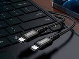 Кабель скоростной USB 4.0 Type-C на Type-C Acefast Aluminum Alloy (1m, 40Gbps, 240W. ..