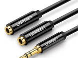 Кабель сплиттер разветвитель Ugreen mini jack 3.5mm Male to 2 Female Audio Cable. ..