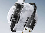 Кабель Type-C на USB Baseus Gem Series Fast Charging Data Cable (1m, 100W, 6A, 480. .. - фото 3