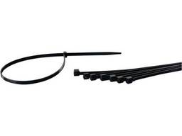 Кабельные стяжки Berner черные 4,5 х 300 мм 100 шт.