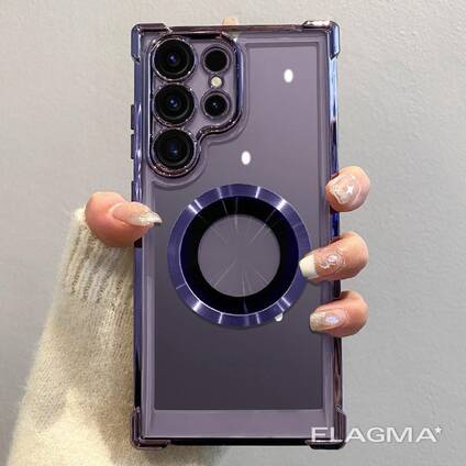 Качественный, красивый чехол MagSafe на Samsung S22 Ultra