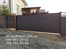 Калитка из профнастила, Установка под ключ.