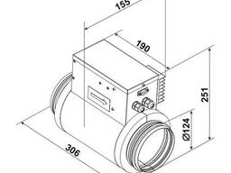 Канальный нагреватель Вентс НКД-200-2,0-1