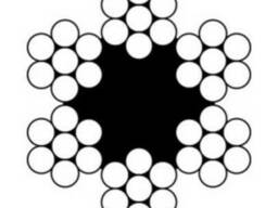 Трос (канат) стальной Дин 3055