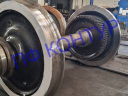 Капітальний ремонт колісних пар тепловозів (обточення, опосвідчення)