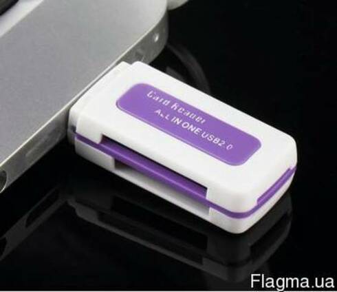 Кардридер 4 в 1 All in One USB 2.0 Multislot